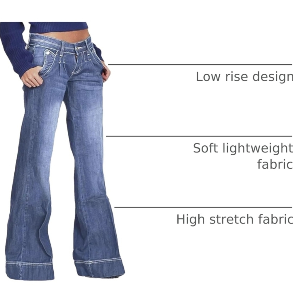 Flamingals Flare Trouser Jeans - Sz L